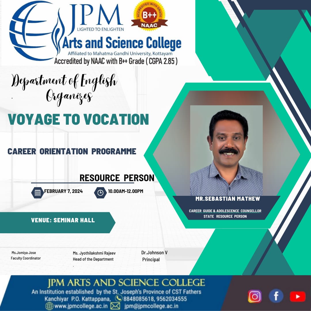 VOYAGE TO VOCATION: CAREER ORIENTATION PROGRAMME